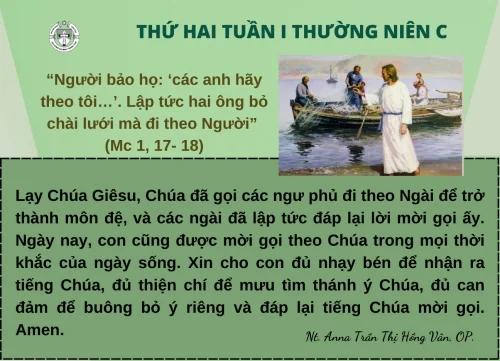 Thứ Hai Tuần I Thường Niên Năm C