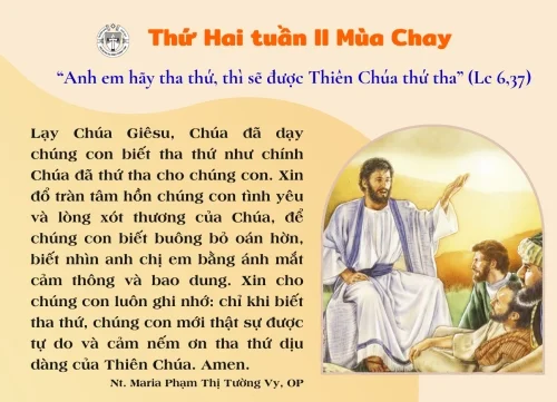 Thứ Hai tuần II Mùa Chay