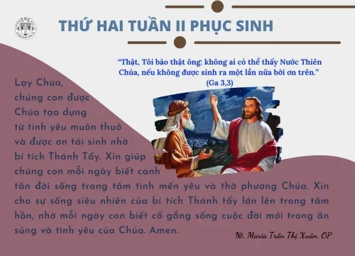 Thứ Hai tuần II Phục Sinh