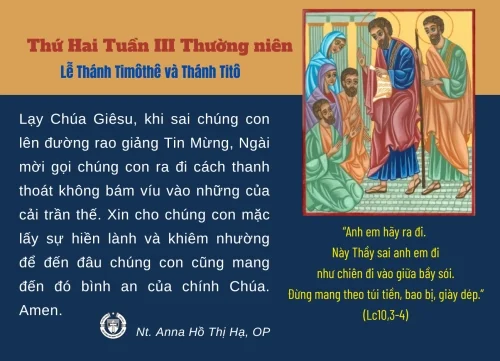 Thứ Hai tuần III thường niên