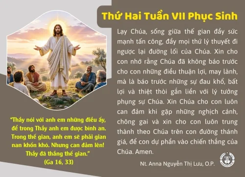 Thứ Hai tuần VII Phục sinh