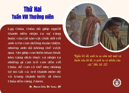 Thứ Hai tuần VIII Thường Niên B