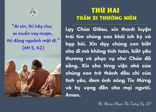 Thứ Hai tuần XI Thường niên