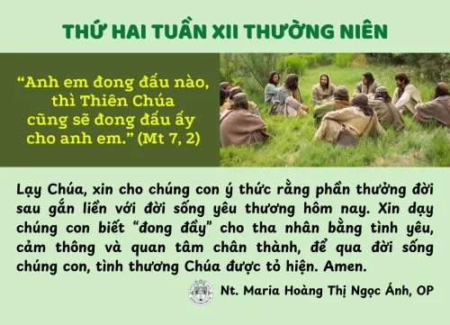 Thứ Hai tuần XII Thường niên