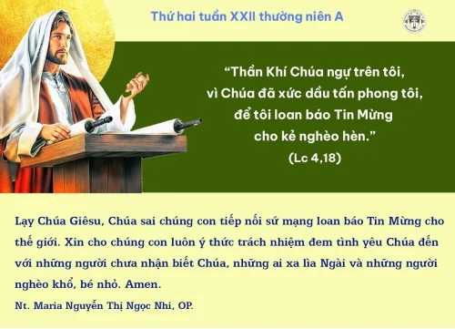 Thứ hai tuần XXII thường niên A