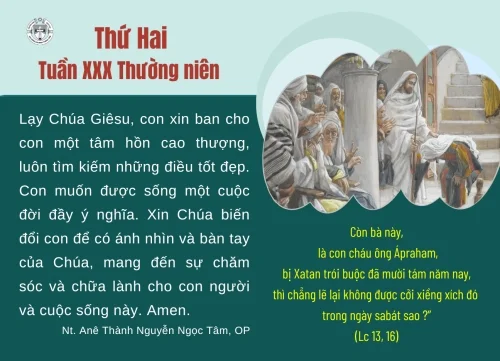 Thứ Hai tuần XXX thường niên