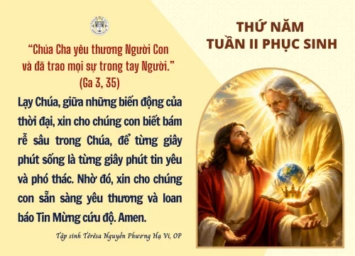Thứ Năm tuần II Phục Sinh