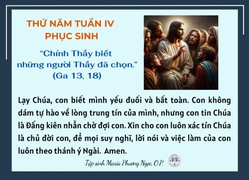 Thứ Năm tuần IV Phục Sinh
