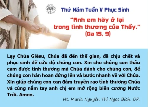 Thứ Năm tuần V Phục Sinh
