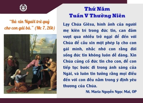 Thứ Năm tuần V Thường niên
