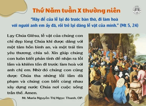 Thứ Năm tuần X Thường niên