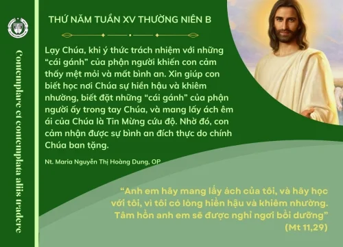 Thứ Năm tuần XV Thường niên B