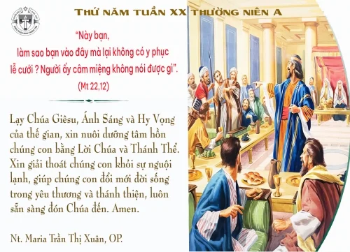 Thứ năm tuần XX Thường niên A