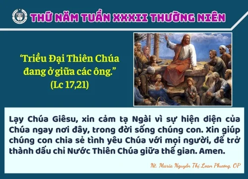 Thứ Năm tuần XXXII thường niên