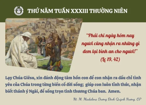 Thứ Năm tuần XXXIII thường niên