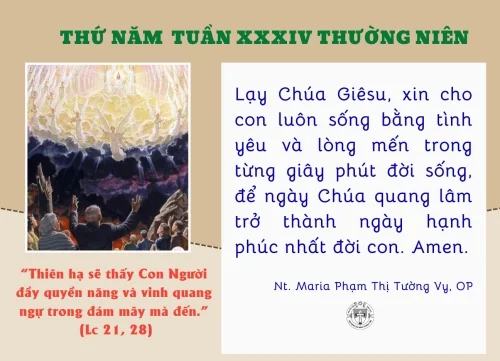 Thứ Năm tuần XXXIV thường niên