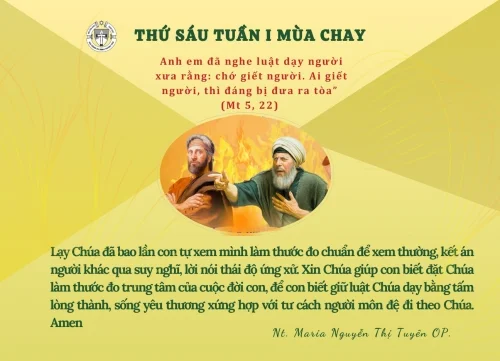 Thứ Sáu tuần I Mùa Chay
