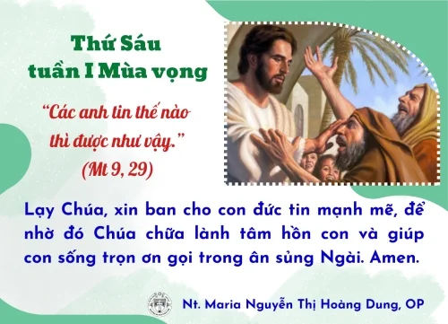 Thứ Sáu tuần I mùa vọng