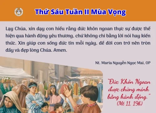 Thứ Sáu tuần II Mùa vọng
