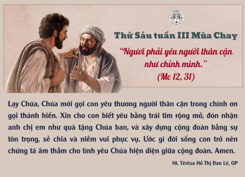 Thứ Sáu tuần III Mùa Chay