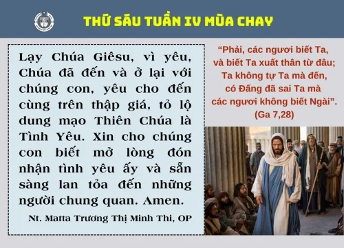 Thứ Sáu tuần IV Mùa Chay