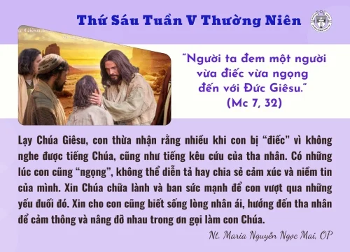 Thứ Sáu tuần V Thường niên