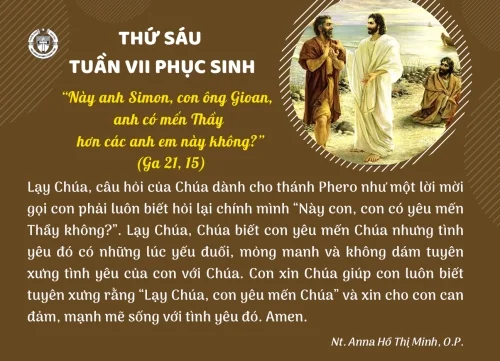 Thứ Sáu tuần VII Phục sinh