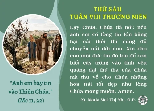 Thứ Sáu tuần VIII Thường niên