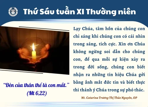 Thứ Sáu tuần XI Thường niên