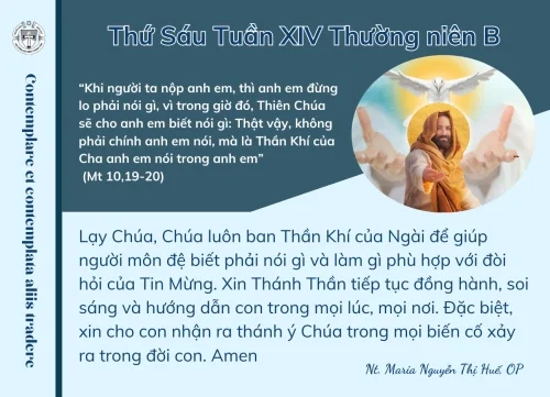 Thứ Sáu tuần XIV Thường niên B