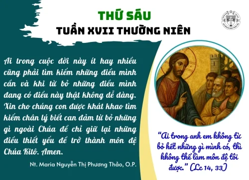 Thứ Sáu tuần XVII Thường niên
