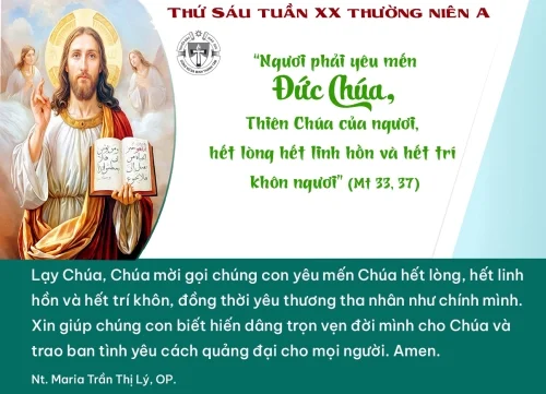 Thứ sáu tuần XX Thường niên A