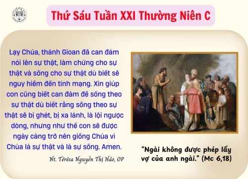 Thứ Sáu tuần XXI Thường niên