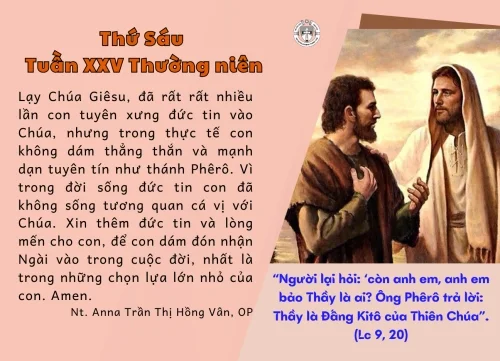 Thứ Sáu tuần XXV thường niên