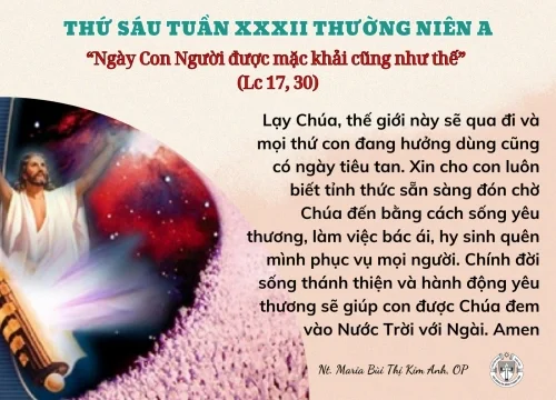 Thứ Sáu tuần XXXII Thường Niên A