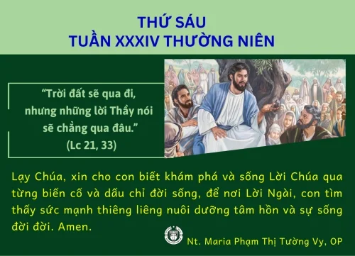Thứ Sáu tuần XXXIV thường niên