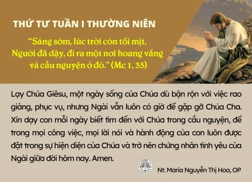 Thứ Tư tuần I thường niên