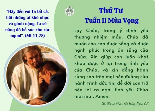 Thứ Tư tuần II Mùa vọng