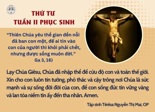 Thứ Tư tuần II Phục sinh
