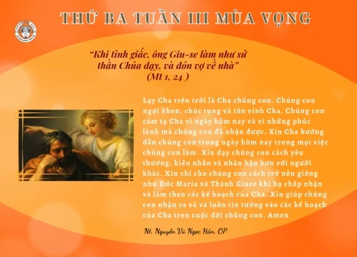 Thứ Tư Tuần III Mùa Vọng