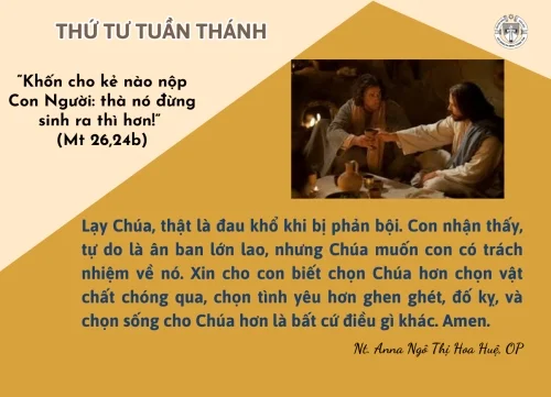 Thứ Tư Tuần Thánh