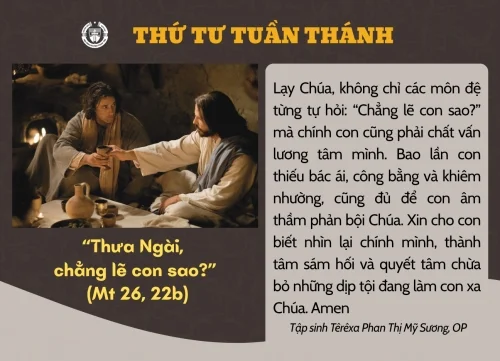 Thứ Tư Tuần Thánh