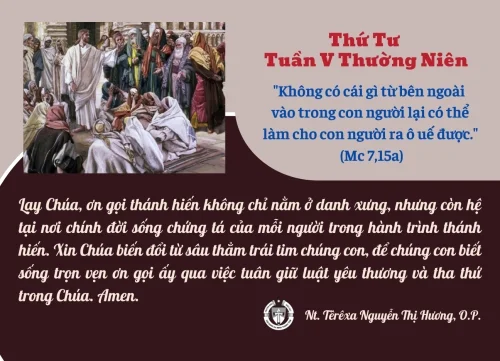 Thứ Tư tuần V thường niên