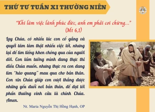 Thứ Tư tuần XI Thường niên