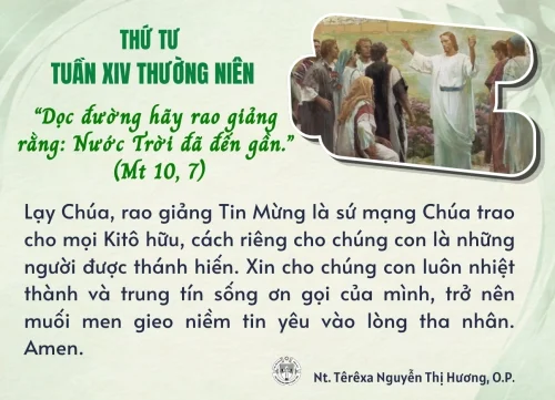 Thứ Tư tuần XIV Thường niên
