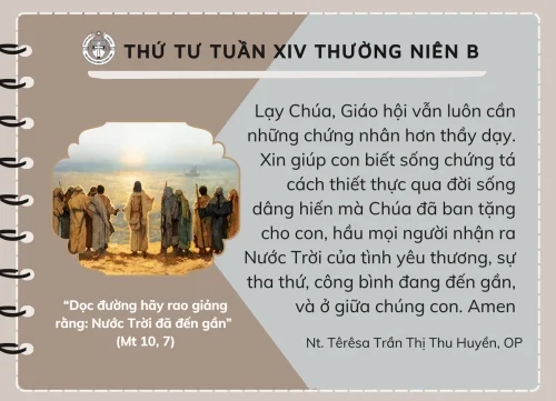 Thứ Tư tuần XIV Thường niên B