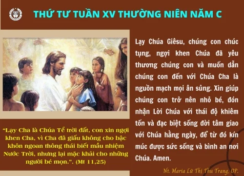 Thứ Tư tuần XV Thường niên