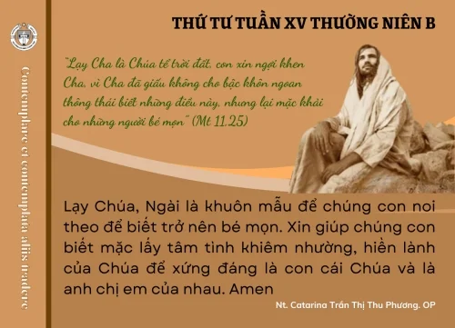 Thứ Tư tuần XV Thường niên B