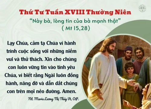 Thứ Tư tuần XVIII thường niên