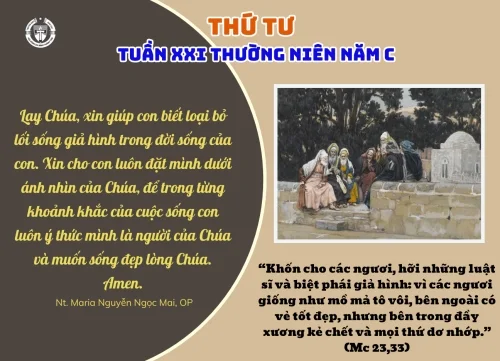 Thứ Tư tuần XXI thường niên